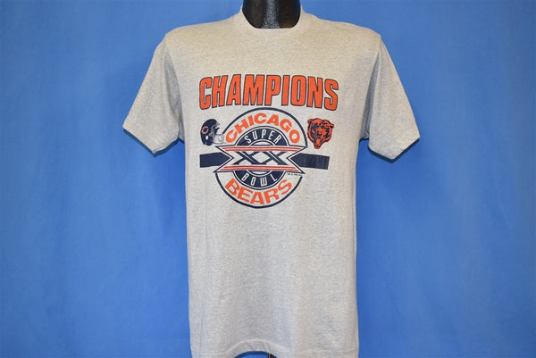 Vintage 1986 Super Bowl 20 NFL Chicago Bears NFC Champs T-shirt