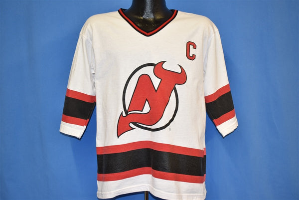 Lostboysvintage Vintage 1990s New Jersey Devils NHL Embroidered Hoodie / 90s Hoodie / Vintage Hockey / Jersey Devils Hoodie