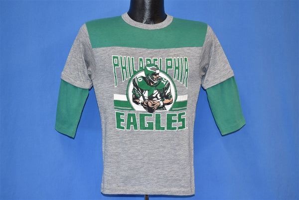 Whimsical Thinker Eagles Football - Philadelphia Vintage Text Kids T-Shirt