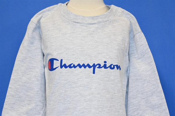 80s Champion Logo Long Sleeve t-shirt Youth medium - The