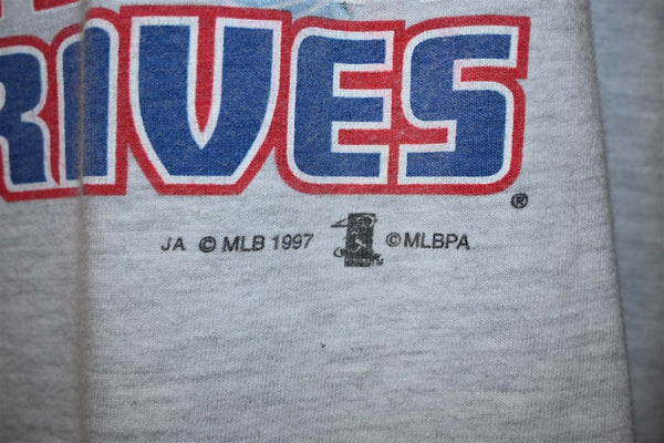thecaptainsvintage 90s Florida Marlins 1997 World Series Champions MLB Baseball T-Shirt Large