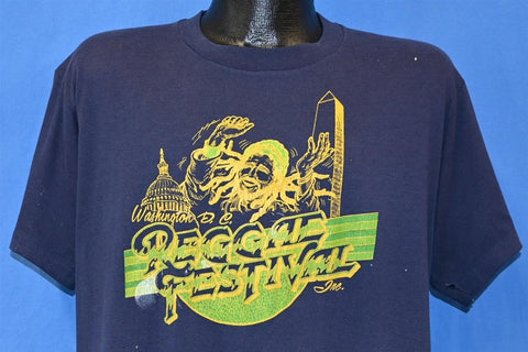 80s Reggae Festival Washington DC Distressed t-shirt Extra