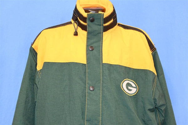 VTG 90s Champion Green Bay Packers NFL Pullover Windbreaker 