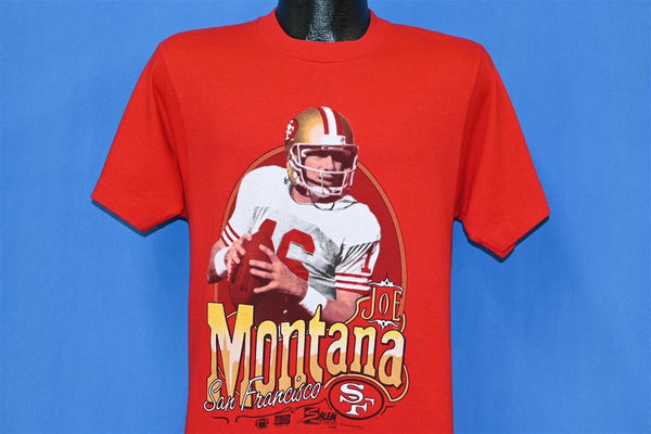 Joe Montana 16 Joe Cool San Francisco 49ers Hall Of Fame T-Shirt