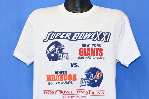 Official Super Bowl XXI New York Giants v Denver Broncos NFL t-shirt,  hoodie, longsleeve, sweater