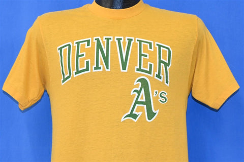 70s Denver A's Athletics MLB Oakland Finley t-shirt Large - The Captains  Vintage