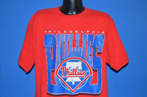 1990s Philadelphia Phillies Paint Stained Cotton Game Day T-Shirt
