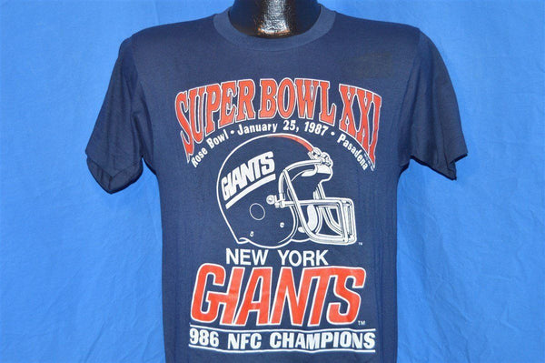 Vintage 87' New York Giants Super Bowl Champs Hoodie. X-Large