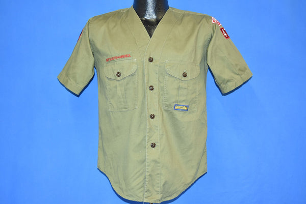 60s Boys Scouts of America Uniform Shirt Small - The
