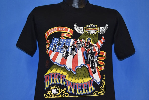 Harley-Davidson Daytona Beach 50th Tシャツ Vintage 90s Harley Davidson Daytona Beach Bike Week T-Shirt