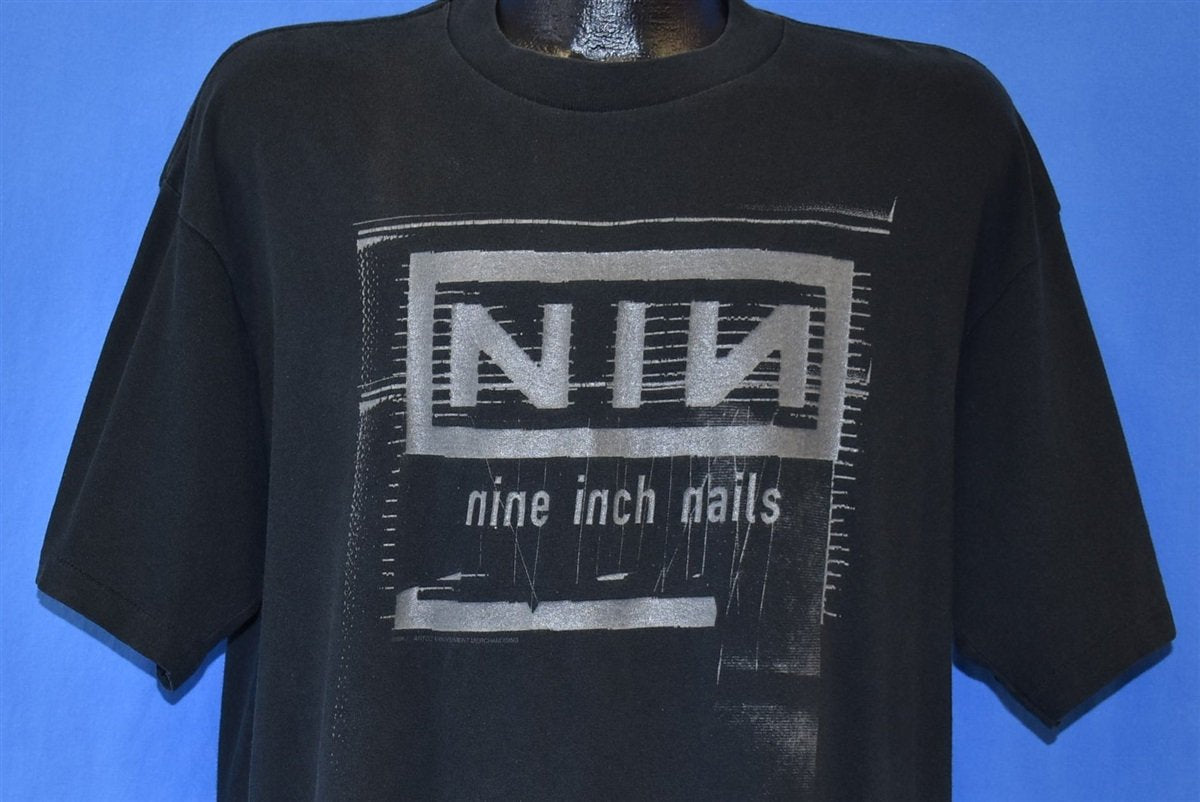 トップス VTG 90s nine inch nails Tee hanes USA XL 90s Nine Inch Nails Self Destruct Tour t-shirt Extra Large