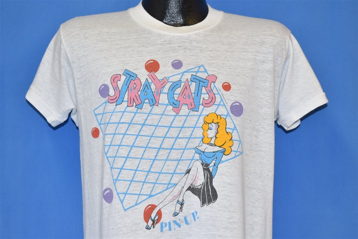レア 珍品 Stray Cats 80年代 ヴィンテージ Tシャツ 古着 T Shirt STRAY CATS Originale Anni 80 - Etsy