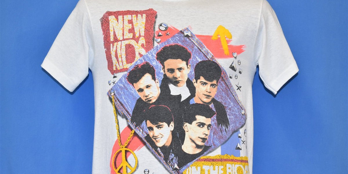 80s New Kids on the Block Boy Band NKOTB t-shirt Small – The