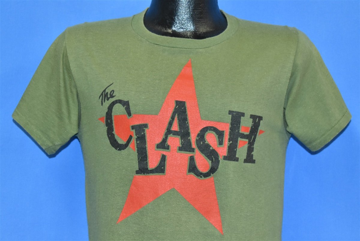 80s The Clash Punk Rock New Wave t-shirt Small – The Captains Vintage