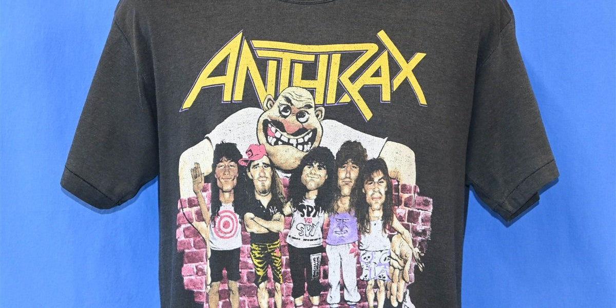 80s Anthrax State of Euphoria Tour 1988 t-shirt Large – The