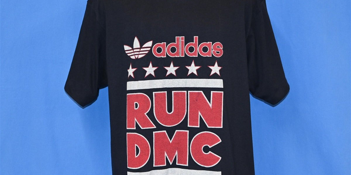 80s NWT Run DMC Adidas Tougher Than Leather Tour t-shirt Large