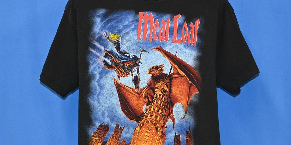 90s Meatloaf Everything Louder Rock Concert t-shirt Extra Large
