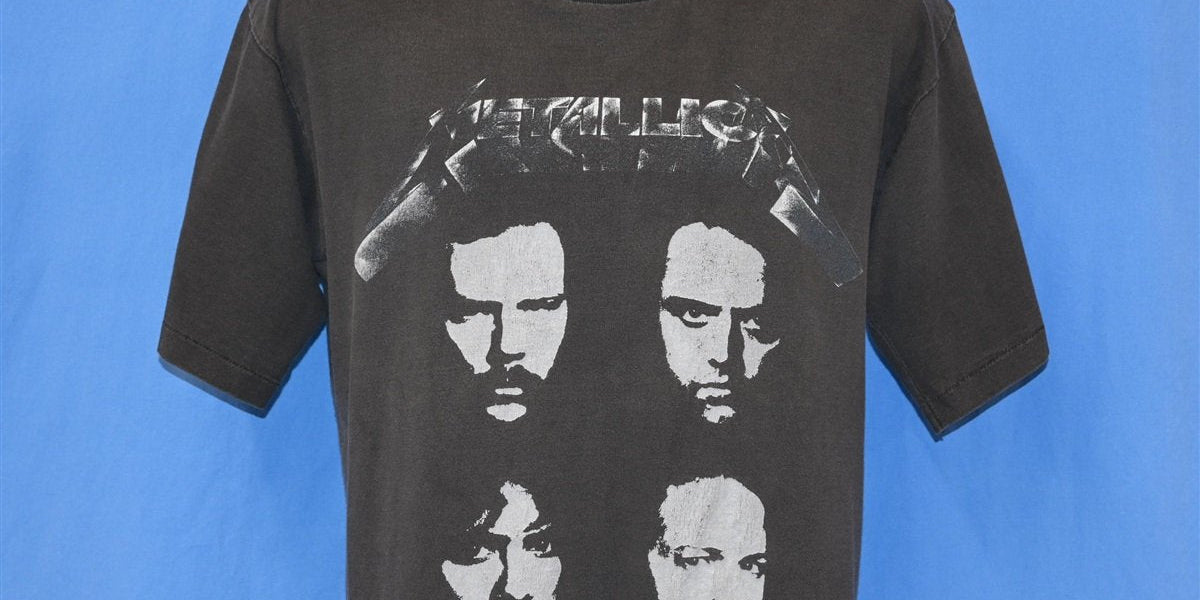 90s Metallica Tour 91 Thrash Metal Rock Concert t-shirt Medium