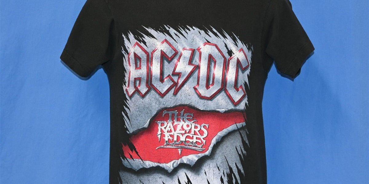 90s FUCT AC/DC ヴィンテージTシャツ AC/DC Vintage T Shirt 90's Tour Concert 1990 The Razors Edge