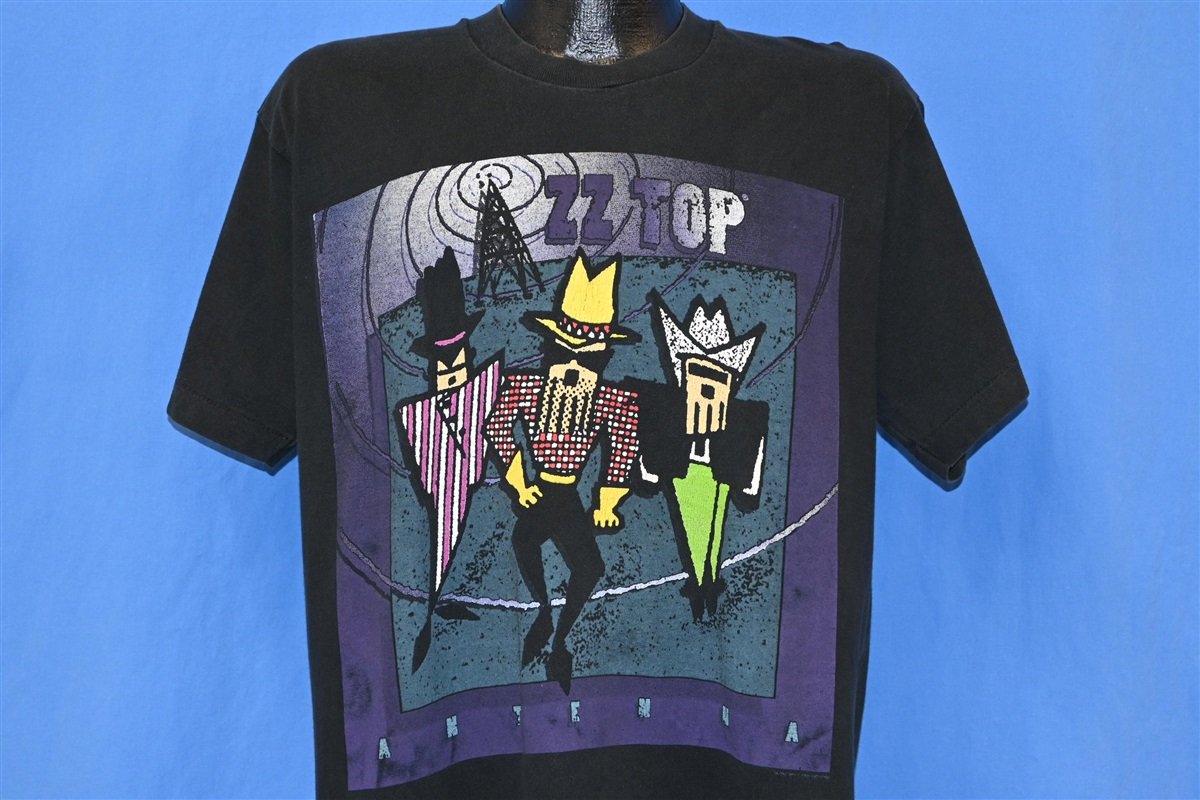 ZZ Top Antenna World Tour Lサイズ　古着　バンT 90s ZZ Top Antenna World Tour Rock Concert t-shirt Large – The