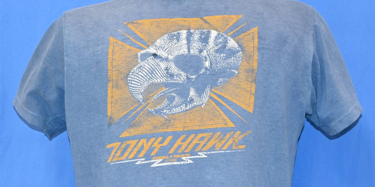 80s Tony Hawk Pro Skateboarder Powell Peralta t-shirt Medium – The