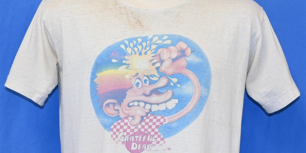 70s Grateful Dead Ice Cream Kid Distressed Tour t-shirt Medium