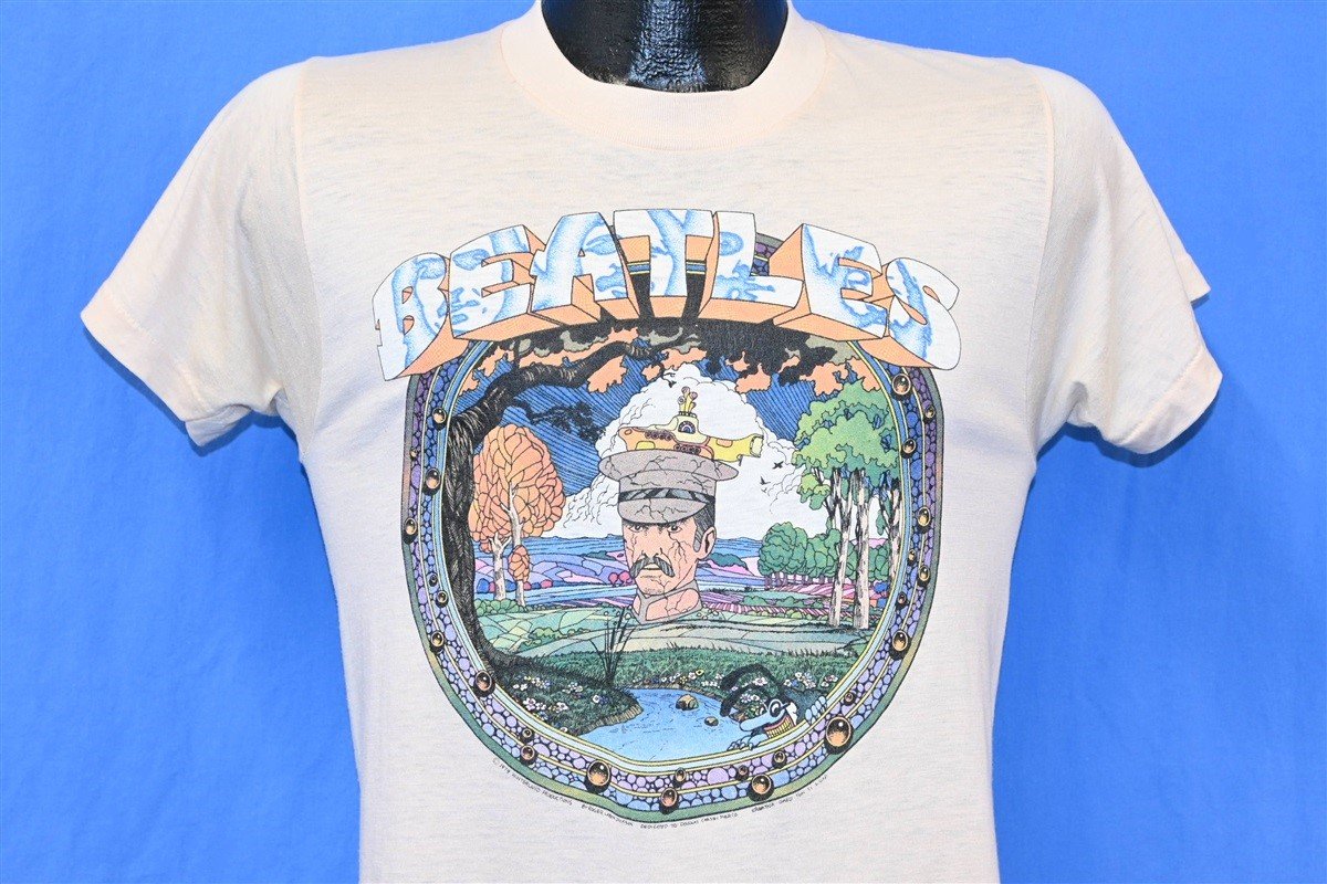 70s The Beatles Yellow Submarine 1979 Rock t-shirt Small