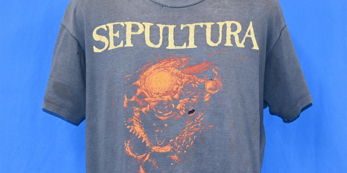 90s SEPULTURA ツアーtシャツ Vintage Sepultura Unused Third World Posse Tour T-shirt '92