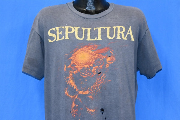 80s Sepultura Beneath the Remains Tour 1989 t-shirt Extra Large