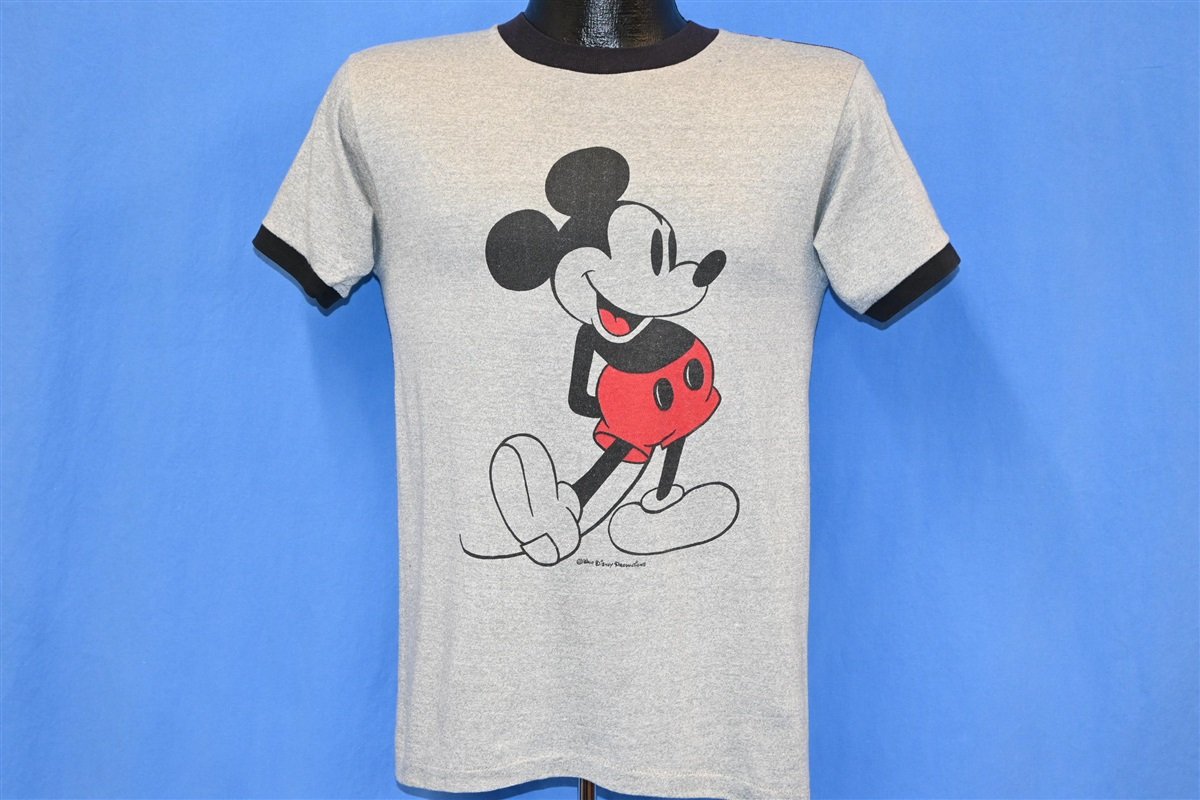 70s Mickey Mouse Walt Disney Productions Ringer t-shirt Small 