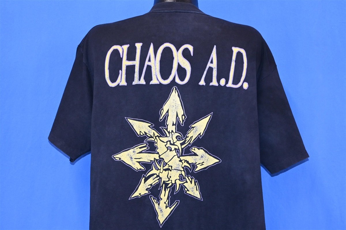 Sepultura 90s CHAOS A.D ビンテージTシャツ Vintage 90's Sepultura Chaos A.D. Thrashed Band Shirt