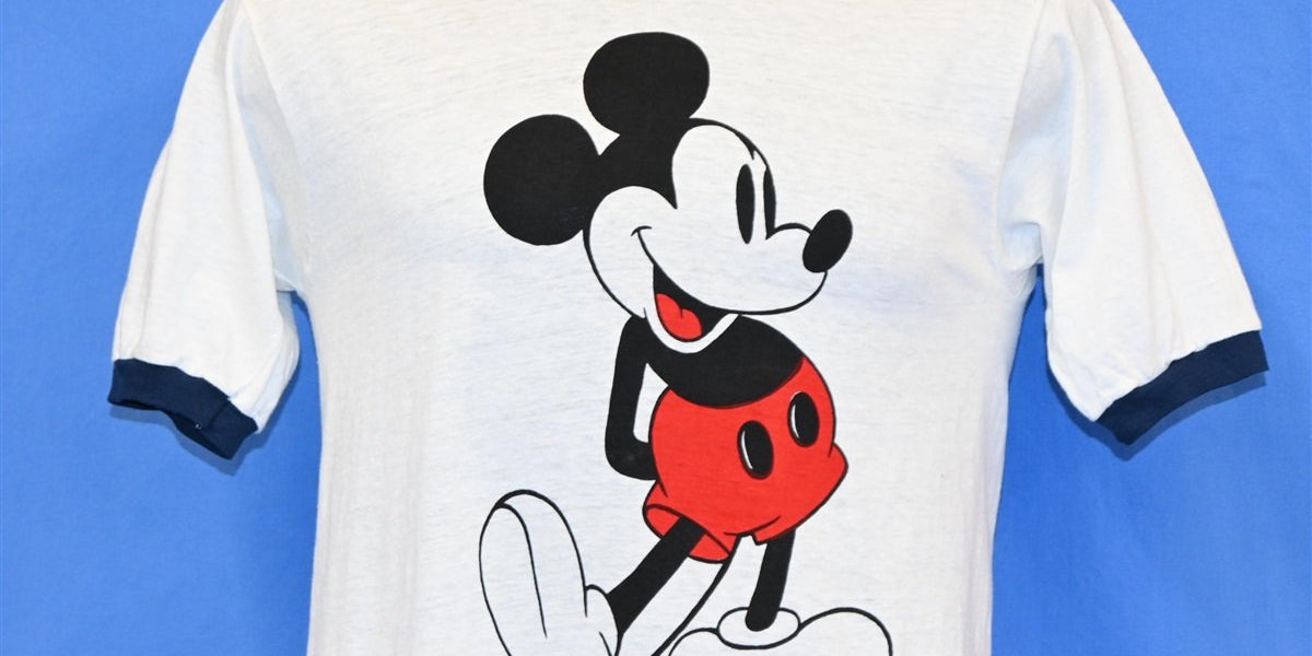 Vintage 1970’s Mickey Mouse Ringer T Shirt outlet