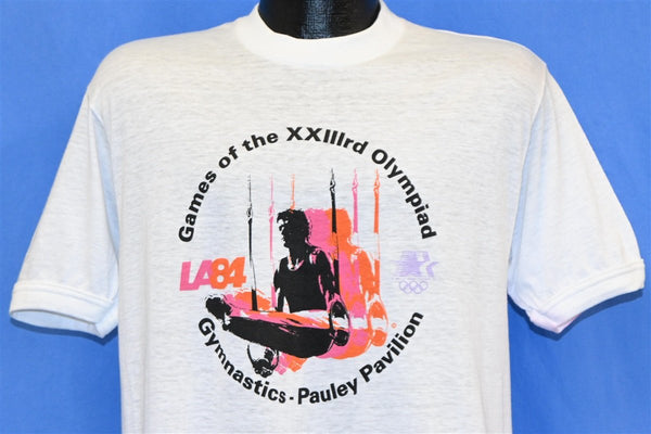 80s Los Angeles Summer Olympics LA84 Gymnastics t-shirt Large – The  Captains Vintage