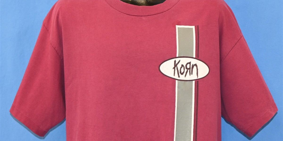 90s Korn Life is Peachy Nu Metal Distressed t-shirt Extra Large