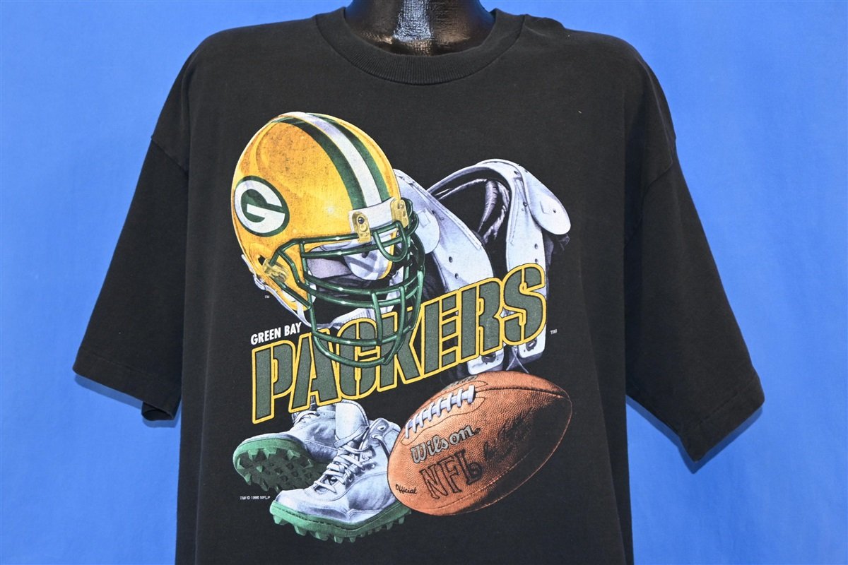 green bay gear 90s Green Bay Packers Wisconsin NFL Gear t-shirt XXXL