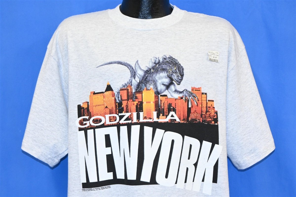 90s Godzilla 1998 Kaiju Movie NY Deadstock t-shirt Extra Large 