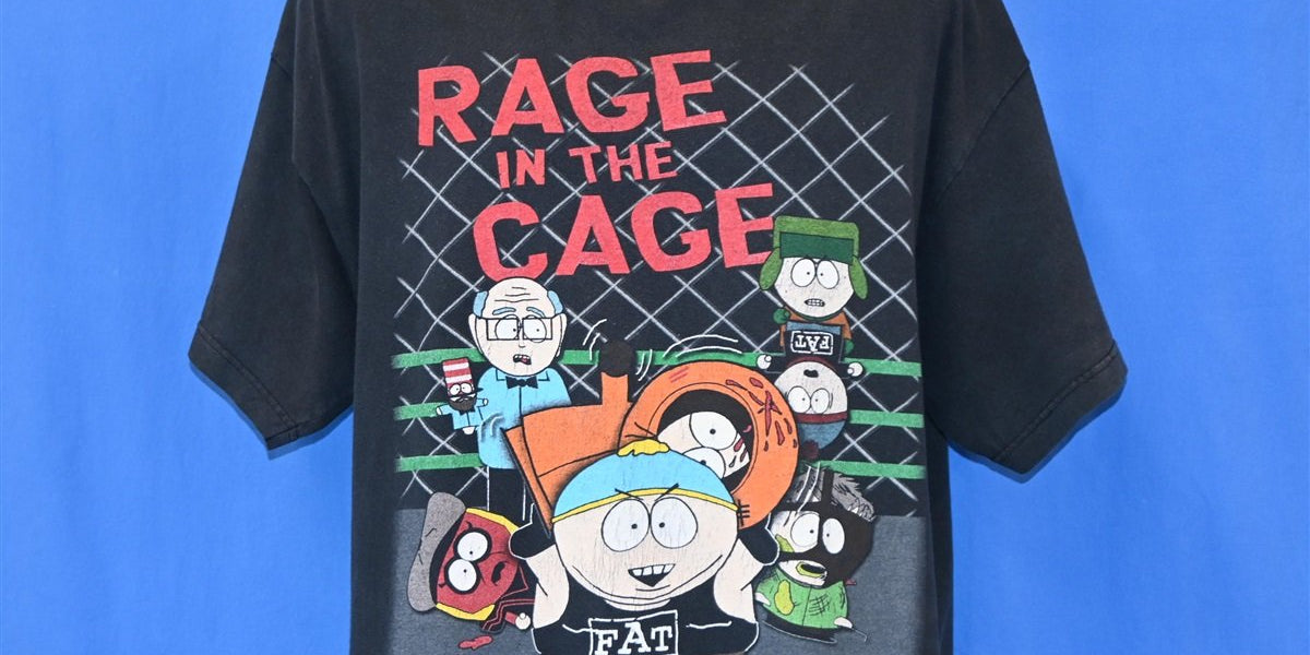 90s South Park Rage in the Cage Cartoon t-shirt Extra Large – The