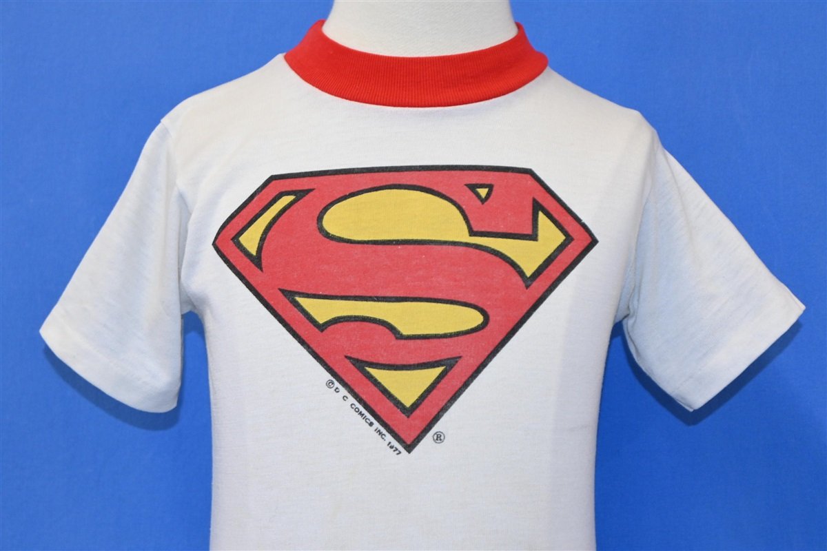70s Superman DC Comics Superhero Ringer t-shirt Youth Small – The ...