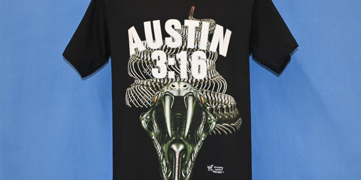 90s Stone Cold Steve Austin 3:16 Rattlesnake NWT t-shirt Small 