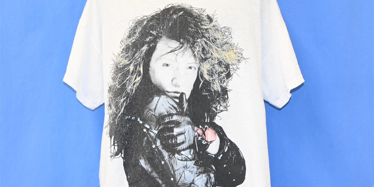 80s Jon Bon Jovi New Jersey Syndicate Tour 1988 t-shirt XXL – The