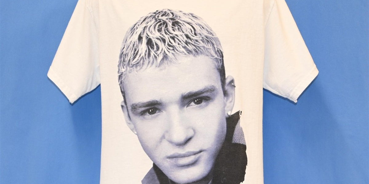 90s NSYNC Justin Timberlake Boy Band Portrait t-shirt Medium – The