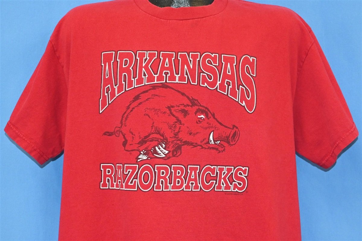 90s Arkansas Razorbacks University Distressed t-shirt Large – The ...
