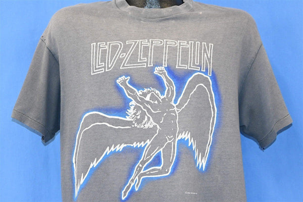 80s Led Zeppelin Swan Song Records Icarus Faded t-shirt Large – The  Captains Vintage