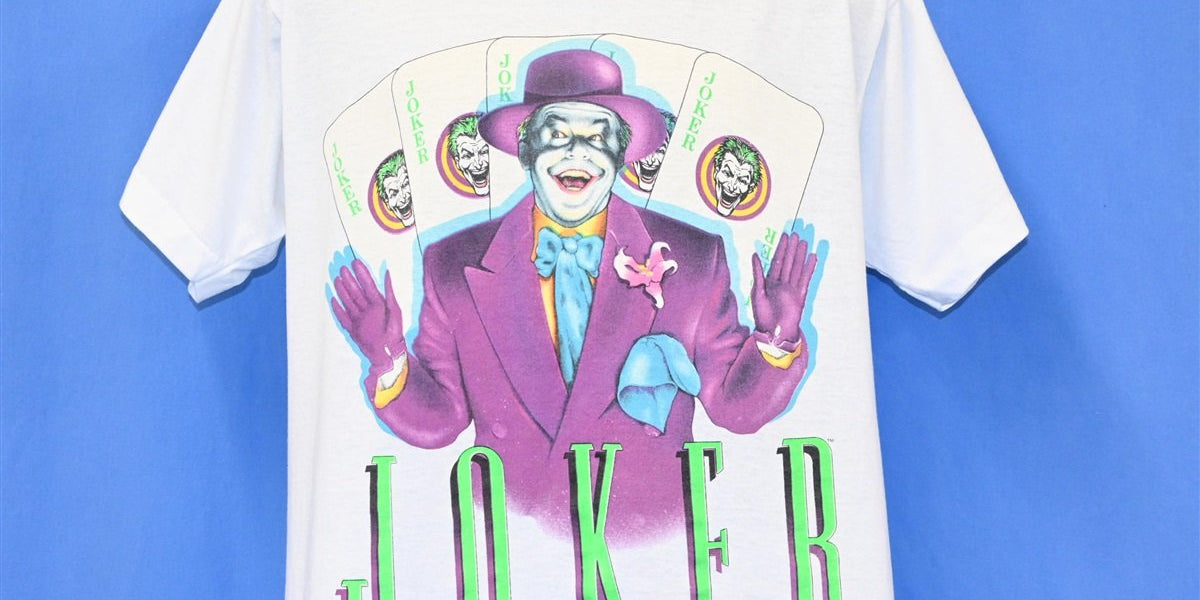 Ｙ*Ｙ様 Joker “Jack Nicholson” Tシャツ Vintage 80s The Joker Jack Nicholson Batman Movie 1989 t-shirt Large – The