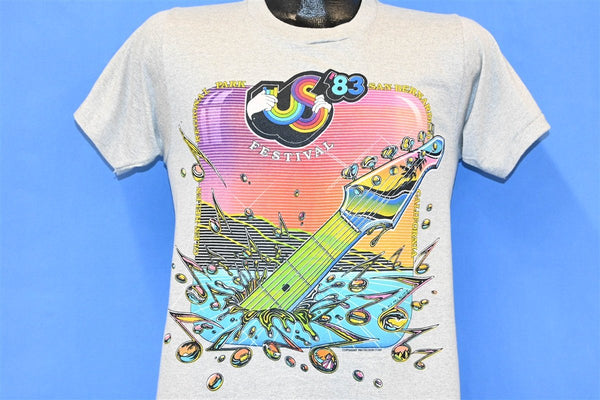 80s US Festival 1983 Rock Music Double Sided t-shirt Small
