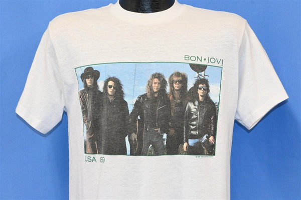 80s Bon Jovi New Jersey Syndicate Tour 1989 Rock t-shirt Medium