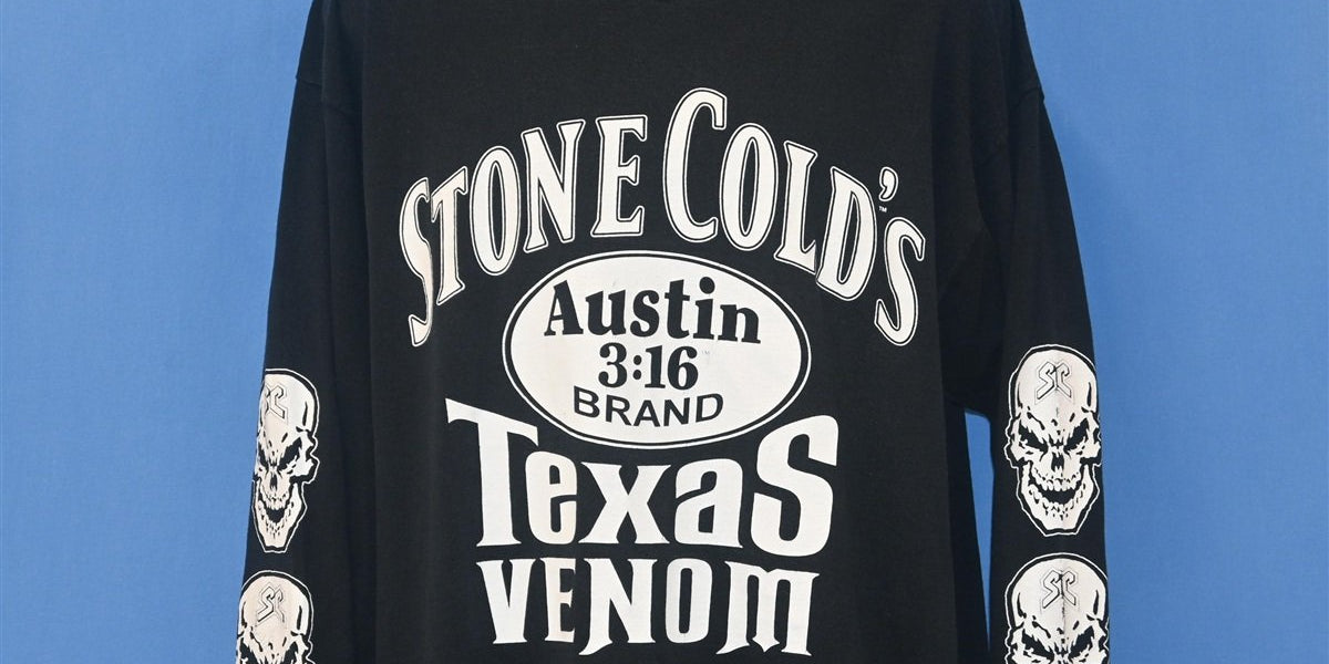 Y2K Stone Cold's Texas Venom Austin 3:16 Wrestling t-shirt XXL