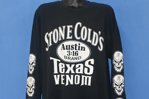Y2K Stone Cold's Texas Venom Austin 3:16 Wrestling t-shirt XXL