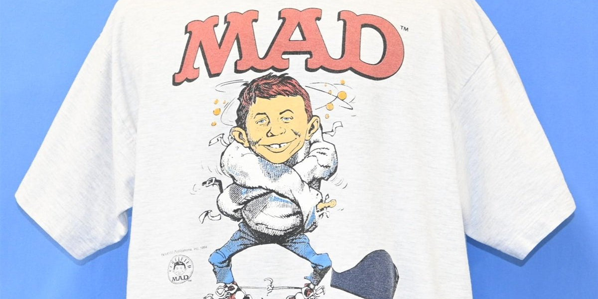 90s MAD マッドマガジン アルフレッドEニューマン ヴィンテージ Tシャツ 90s Certified MAD Magazine Alfred E Neuman t-shirt Extra Large