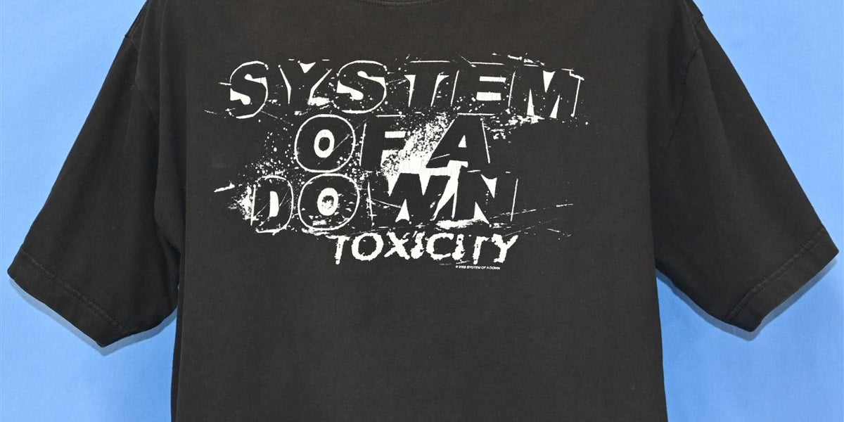 Y2K System of a Down Toxicity Nu Metal Band t-shirt Large – The